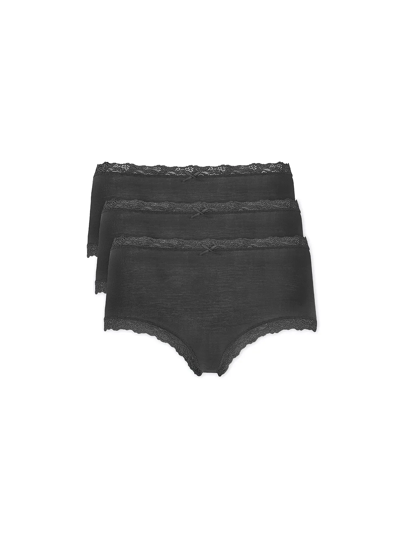 NINA VON C | Taillenslip 3er-Pkg. schwarz | 